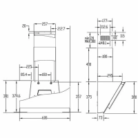 Вытяжка наклонная Haier HVX-W672GBX
