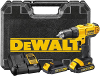 Дрель-шуруповерт DeWalt DCD771C2-QW (кейс в комплекте)