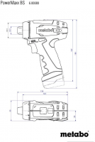 Дрель-шуруповерт Metabo Powermaxx BS (кейс в комплекте) (600080880)