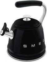 Чайник со свистком Smeg CKLW2001BL, черный