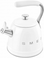 Чайник со свистком Smeg CKLW2001WH, белый