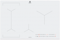 Индукционная варочная панель Electrolux EIV83443BW, белый