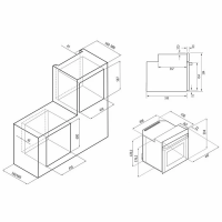 Газовый духовой шкаф Krona STRETTO 45 WH