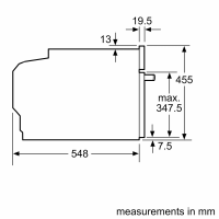 Компактный электрический духовой шкаф с СВЧ Bosch CMG7241B1, черный
