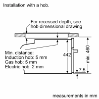 Компактный электрический духовой шкаф с СВЧ Bosch CMG7241B1, черный