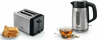 Тостер Bosch DesignLine TAT4P420, серебристый/черный