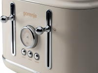 Тостер Gorenje T2300CLIN 1150Вт, бежевый/серебристый