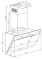 Каминная вытяжка GRAUDE DH 60.0 WE