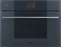 Компактный электрический духовой шкаф с паром Smeg SO4104APG, серый