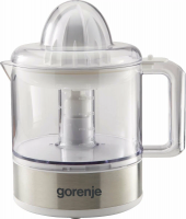 Соковыжималка цитрусовая Gorenje CJ30E, белый/серебристый