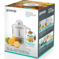 Соковыжималка цитрусовая Gorenje CJ30E, белый/серебристый
