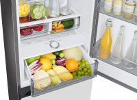 Холодильник Samsung RB34C7B5E12/EF, белый стекло