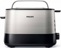 Тостер Philips HD2635/90 950Вт, серебристый/черный