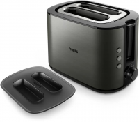 Тостер Philips HD2651/80, 950Вт нержавеющая сталь