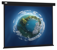 Экран Cactus 127x127см Wallscreen CS-PSW-127X127-BK, 1:1 настенно-потолочный рулонный черный
