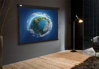 Экран Cactus 127x127см Wallscreen CS-PSW-127X127-BK, 1:1 настенно-потолочный рулонный черный