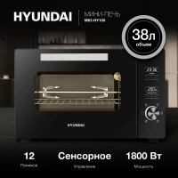Мини-печь Hyundai MIO-HY100, 38л. 1800Вт черный