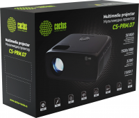 Проектор Cactus CS-PRM.07B.Full HD LCD 3200Lm LS 320Lm ANSI, (1920x1080) 1500:1 ресурс лампы:30000часов 1xUSB typeA 3xHDMI 1.5кг