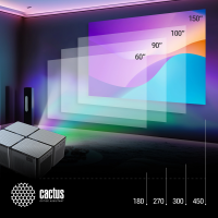 Проектор Cactus CS-PRO.03B.Full HD-A LCD 7200Lm LS 720Lm ANSI, (1920x1080) 2300:1 ресурс лампы:30000часов 2xUSB typeA 3xHDMI 1.73кг