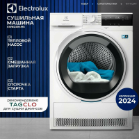 Сушильная машина Electrolux EW8D394ME, белый/черный