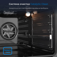 Электрический духовой шкаф Zugel ZOE601B, черный