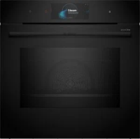 Электрический духовой шкаф с паром Bosch HSG958DB1S, черный