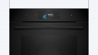Духовой шкаф электрический с паром Bosch HSG958DB1S, черный
