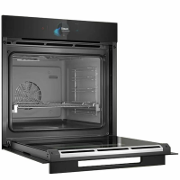 Духовой шкаф электрический с паром Bosch HSG958DB1S, черный