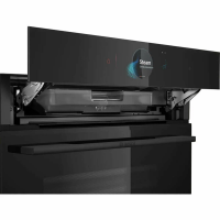 Духовой шкаф электрический с паром Bosch HSG958DB1S, черный