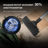 Пылесос Hyundai HYV-B4050, 800Вт белый/бирюзовый (в компл.:1мешок)