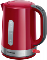 Чайник электрический Bosch TWK6A514, красный/пластик
