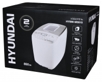 Хлебопечь Hyundai HYBM-M0815, 850Вт белый/серебристый