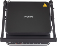 Электрогриль Hyundai HYG-7001, 2000Вт черный/черный