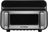 Аэрогриль Hyundai HYF-9080, 2000Вт черный/серебристый