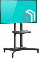 Подставка для телевизора Onkron TS1351, черный 32"-65" макс.50кг напольный мобильный