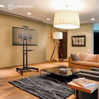 Подставка для телевизора Onkron TS1551, черный 40"-70" макс.60.5кг напольный мобильный