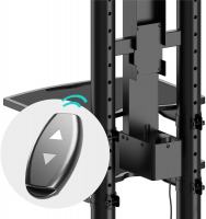 Подставка для телевизора Onkron TS1881 Elift, черный 50"-86" макс.90кг напольный наклон