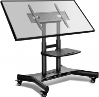 Подставка для телевизора Onkron TS1380, черный 50"-83" макс.70кг напольный мобильный