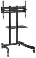 Подставка для телевизора Cactus CS-ST1030BK, черный 37"-70" макс.50кг напольный мобильный
