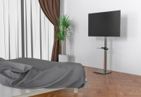 Подставка для телевизора Cactus CS-VM-ST97-D, черный 37"-70" макс.68кг напольный