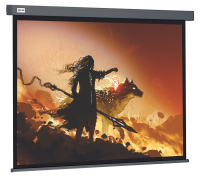 Экран Cactus 213x213см Wallscreen CS-PSW-213X213-SG 1:1 настенно-потолочный рулонный серый