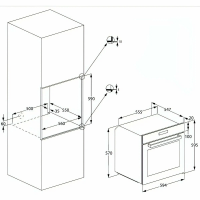 Электрический духовой шкаф Beko BBIR13300XC