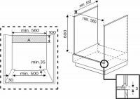 Встраиваемый духовой шкаф Beko BBIS13300XMSE, черный