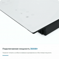 Индукционная варочная панель Zugel ZIH293W, белый
