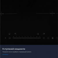 Индукционная варочная панель Zugel ZIH613B, черный