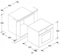 Электрический духовой шкаф Candy FCT 615 NXL
