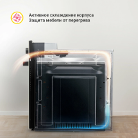 Электрический духовой шкаф Simfer B4EB56016, черный