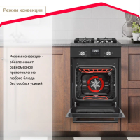 Электрический духовой шкаф Simfer B4EB56016, черный
