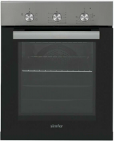 Электрический духовой шкаф Simfer B4EM14016, серебристый