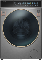 Стиральная машина с сушкой Weissgauff WMD 58411 Direct Drive Inverter Premium Steam Stee, нержавеющая сталь